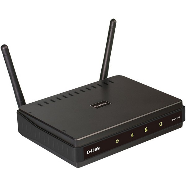 Точка доступа D-link DAP-1360 черный,